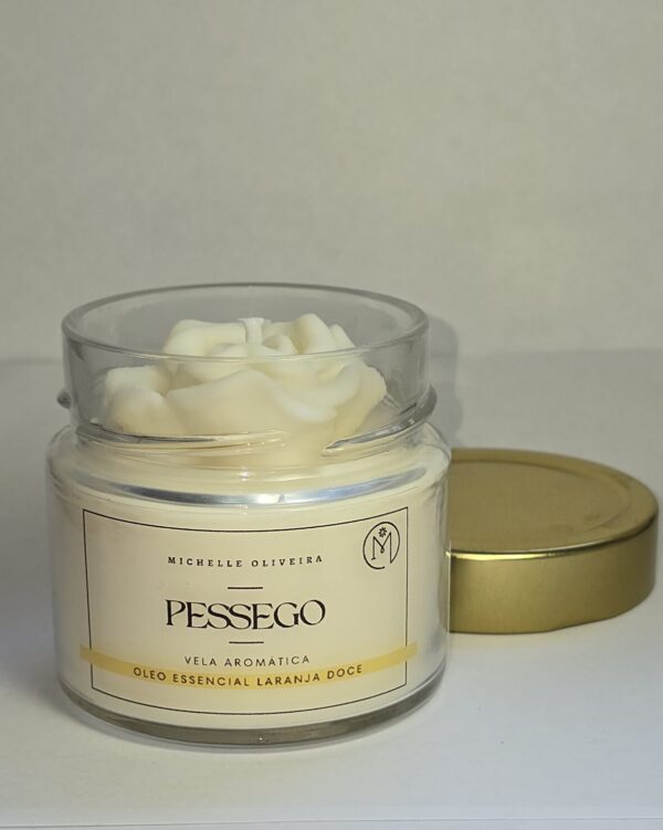 Vela Aromática de Pêssego